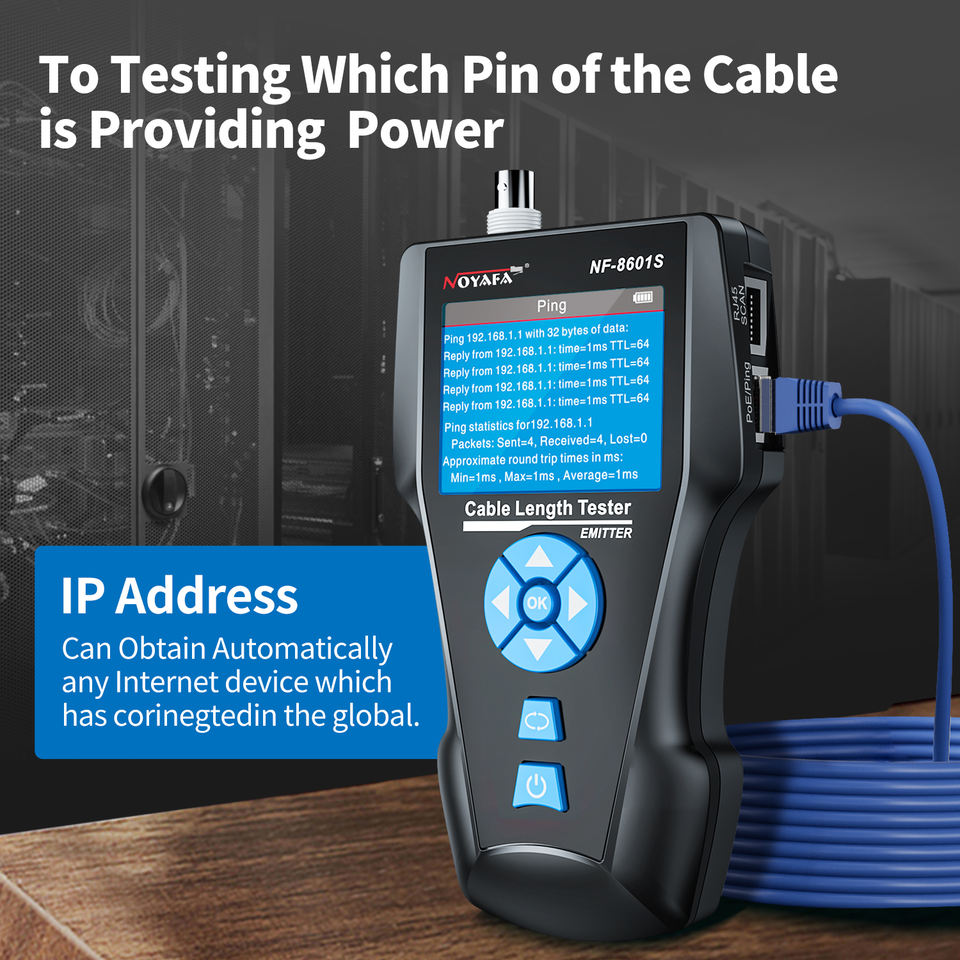 Noyafa NF‑8601S Cable Tester