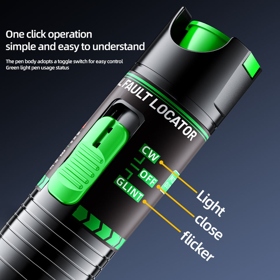 Rechargeable Fiber Optic Red Light Test Pen – 15 mW / 50 mW / 100 mW - Image 8